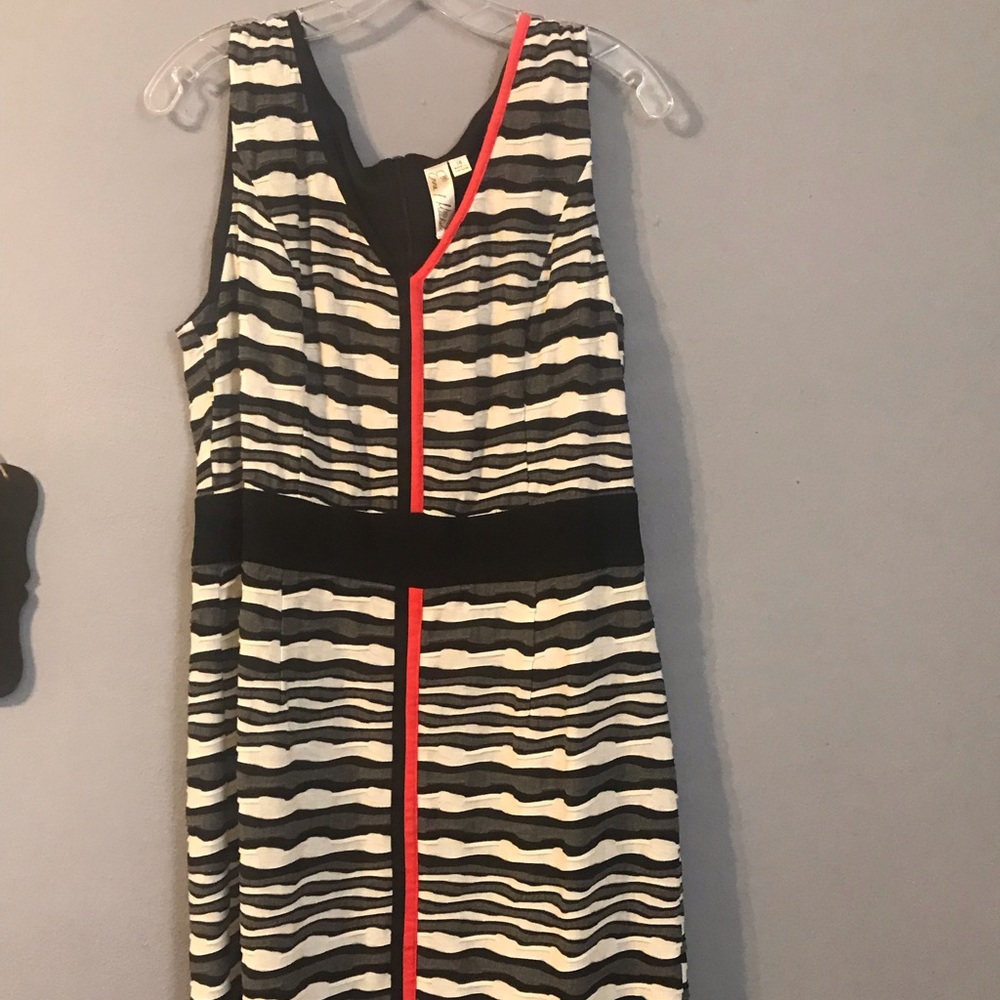 Dressy fitted dress with back zipper.